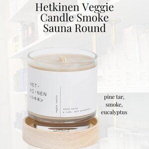 NWT Hetkinen Veggie Candle Smoke Sauna Round